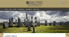 Desktop Screenshot of megalithicbuilders.com